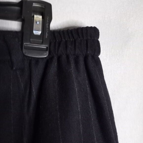 Jones New York Pure Wool Women's Gray Stripe Straight Leg Dress Pants Size 24PW - Picture 6 of 10